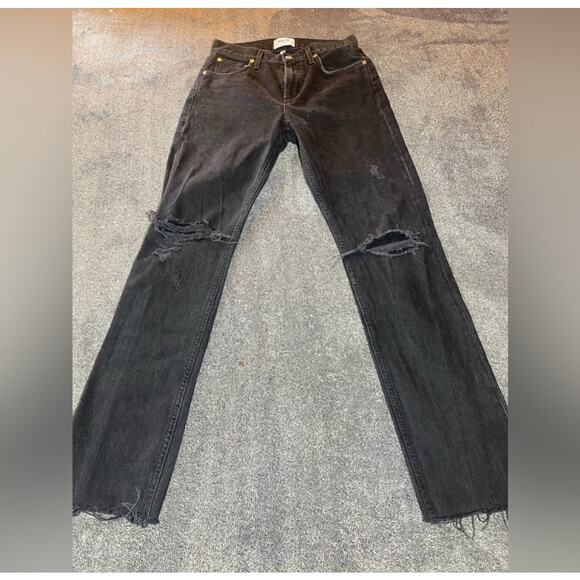 AGOLDE Los‎ Angeles Black Distressed Jeans ( 26 ) - Picture 2 of 6